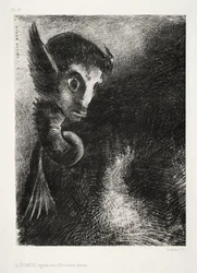 De nacht: De Chimera keek met angst naar alle dingen, 1886