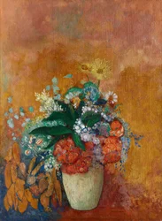 Vaas met bloemen