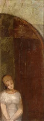 Jonge Vrouw Onder een Boog; Jeune Femme Sous Une Arche, ca. 1886