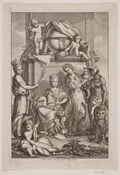 Allegorie van de vier werelddelen