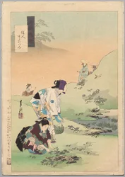 Schoonheden die bracken oogsten, uit de serie Gekkō
