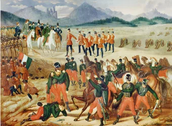 De nederlaag van de Hongaarse rebellen bij Vilgos op 13 augustus 1849, 1850