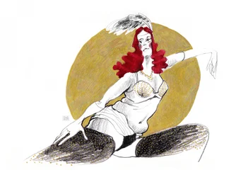 Glamoureuze burlesque-danseres