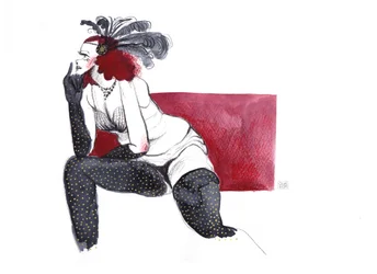 De mysterieuze glamour van de flappers
