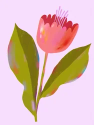 Levendige roze bloesem