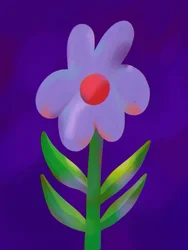 Levendige paarse bloem