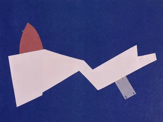 Universele Oorlog: Collagewerk door Olga Rosanova, januari 1916