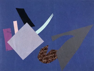 Universele Oorlog: Collagewerk door Olga Rosanova, januari 1916