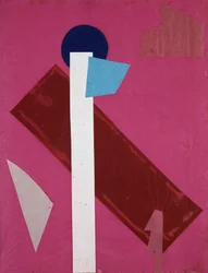 Universele Oorlog: Collagewerk door Olga Rosanova, januari 1916