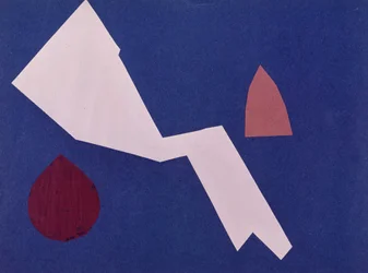 Universele Oorlog Collagewerk door Olga Rosanova, januari 1916