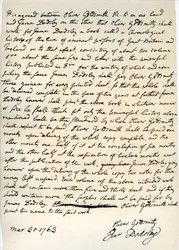 Overeenkomst van Oliver Goldsmith om te schrijven voor James Dodsley (31 maart 1763)