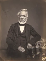 Portret van een heer met wit haar