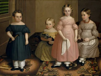 De kinderen Alling, ca. 1839