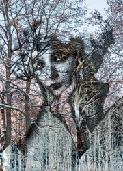 Ritratto invernale, 2021(digitale gemengde techniek)