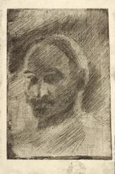 Portret van schilder Henrik Schouboe