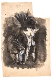 Studie voor "Daedalus en Icarus"