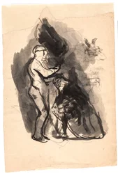 Studie voor "Daedalus en Icarus"
