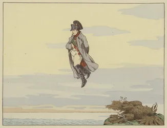 Hij steeg op in glorie, en zijn adelaar stierf