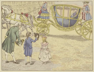 Door zijn vader naar Versailles gebracht in 1779, zag hij voor het eerst een koning, Lodewijk XVI, die hij later zou opvolgen