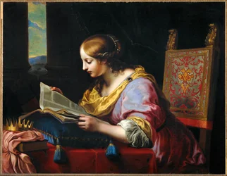 Sint Catharina Hypatia (schilderij op doek)