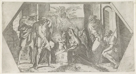 Aanbidding door de herders