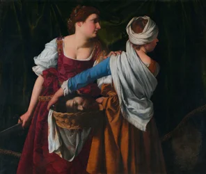 Judith en haar dienstmaagd met het hoofd van Holofernes