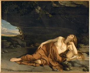 Berouwvolle Maria Magdalena (schilderij op doek)