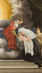 De Maagd en het Kind met Sint Frances van Rome