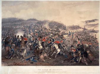 De slag bij Balaclava op 25 oktober 1854