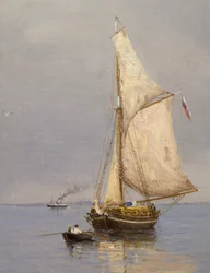 Zomerdag bij de haven
