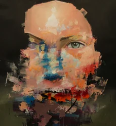 Vervormd Kleurenmodel, 2018-2025 (acryl en olieverf op doek)