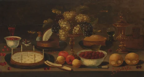 Banketstilleven, ca.1620-1650 (olieverf op paneel)