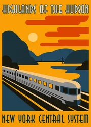 Art Deco Hudson-trein