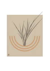 Minimalistische botanische boog