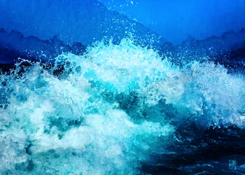 Turquoise Oceaan-spetter