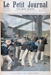 Ongeluk op het Franse oorlogsschip Bouvines, 1895