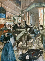 Arrestatie van anarchist Emile Henry