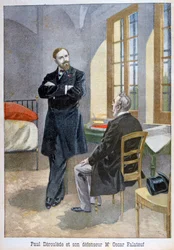 Paul Déroulède en zijn verdediger Oscar Falateuf, 1899