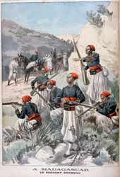 Senegalese troepen, Madagaskar, 1897