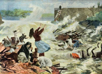De ramp met Bouzey,1895 (Illustratie)
