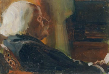 Portret van de componist Karl Goldmark