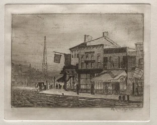 Eagle Street en Woodland Avenue, 1878