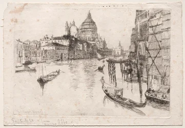 Ingang van het Canal Grande, 1880