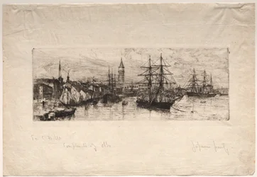 Scheepvaart en het Dogepaleis, 1880