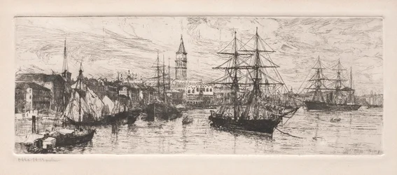 Scheepvaart en het Dogepaleis, 1888