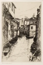 Een Kanaal in Venetië, ca. 1880-82