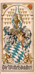 De stamwapens van de Duitse vorstenhuizen: De Wittelsbacher
