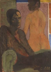 Zelfportret met rugactie, ca. 1929