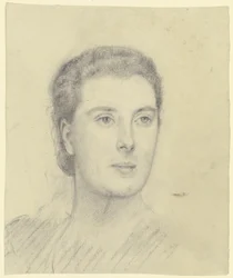 Portret van een dame (Margret Freebody?)