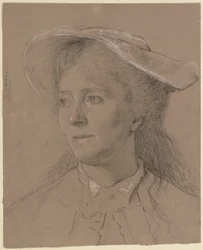 Portret van Luise Scholderer